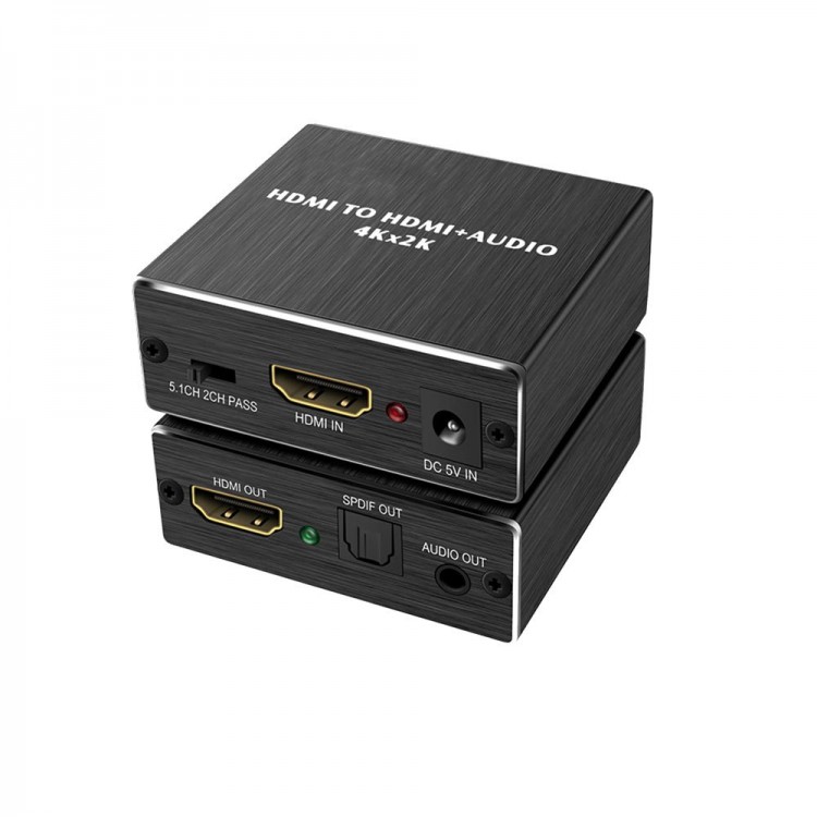 Hdtv audio extractor hdmi 4k 2k ses ayırıcı hdmi giriş optik aux çıkış