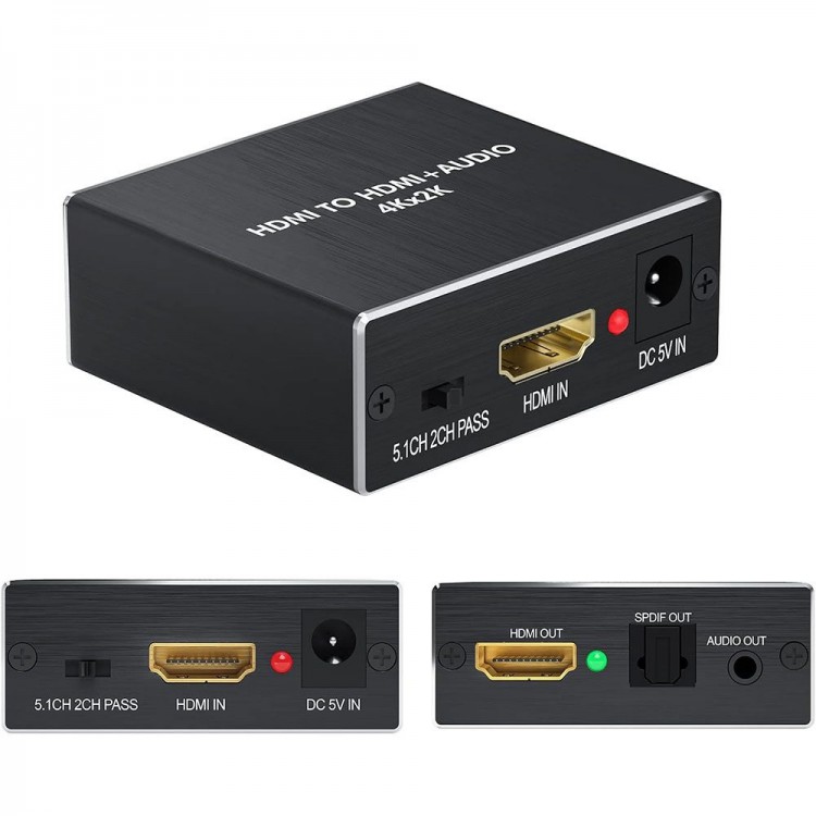 Hdtv audio extractor hdmi 4k 2k ses ayırıcı hdmi giriş optik aux çıkış Hdtv audio extractor hdmi 4k 2k ses ayırıcı hdmi giriş optik aux çıkış