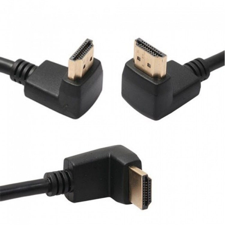 1.5 metre 90 derece hdmi kablo dik hdmi kablo L hdmi kablo