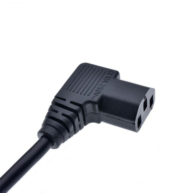 Power  güç kablosu 3x0.75 L tipi 90 derece power güç kablo 2m