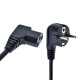 Power  güç kablosu 3x0.75 L tipi 90 derece power güç kablo 2m
