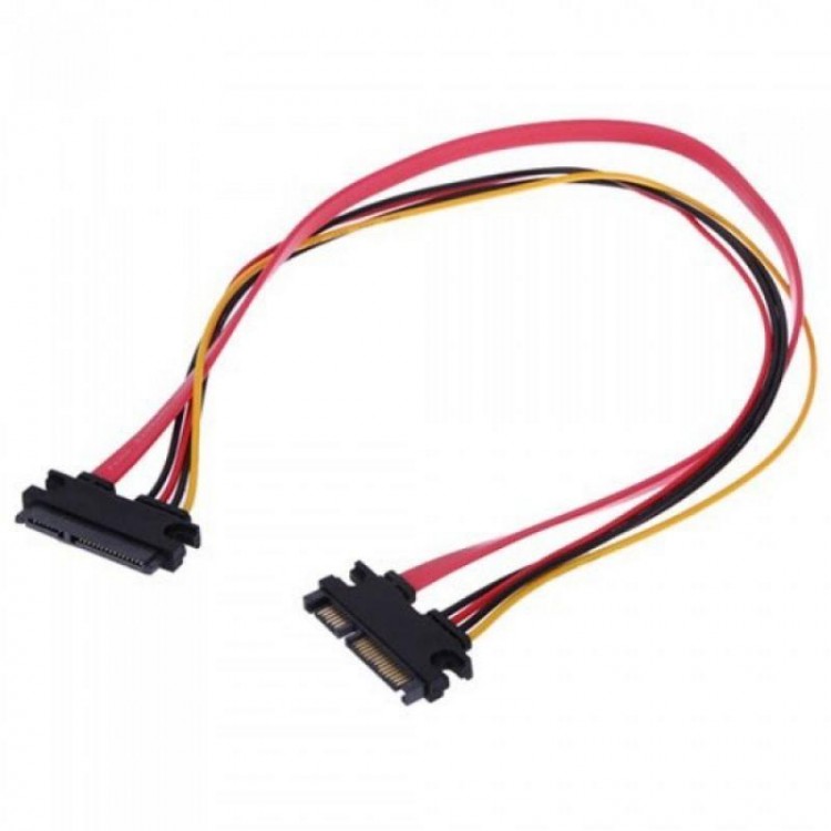 1 metre 7 pin 15 pin erkek dişi sata uzatma kablo 22 pin sata uzatma kablo