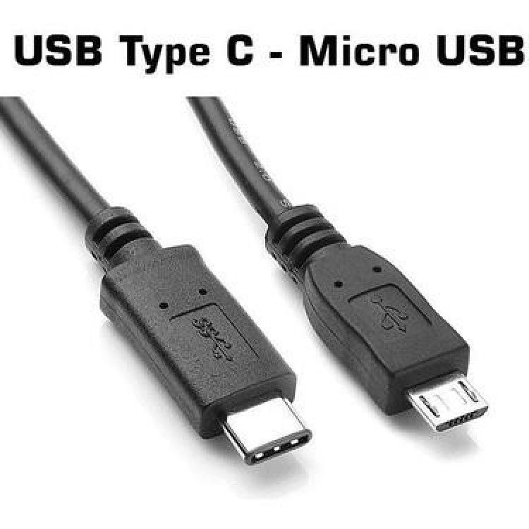 Micro usb typec kablo 1 metre micro usb type-c kablo 1 m