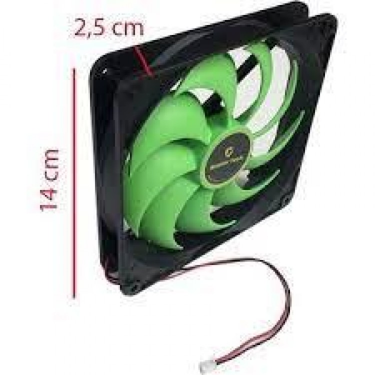 14 cm kasa fanı 2 pin 14 cm fan 14x14x2.5 cm fan