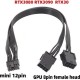 16 pin 12 pin ekran kartı power kablosu dual 8 pin 12 pin power kablo rtx3070 power kablo