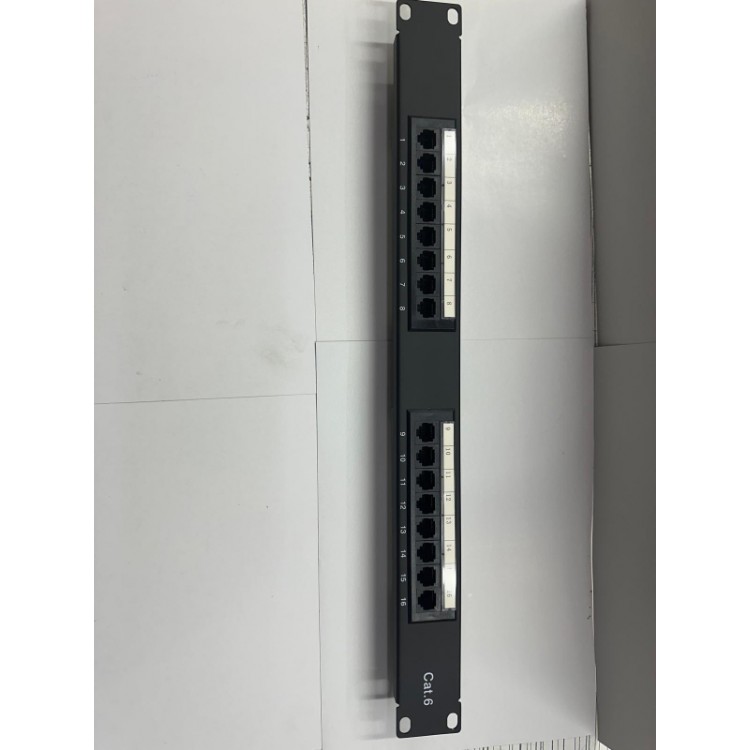 16 port patch panel 16 port cat6 patch panel