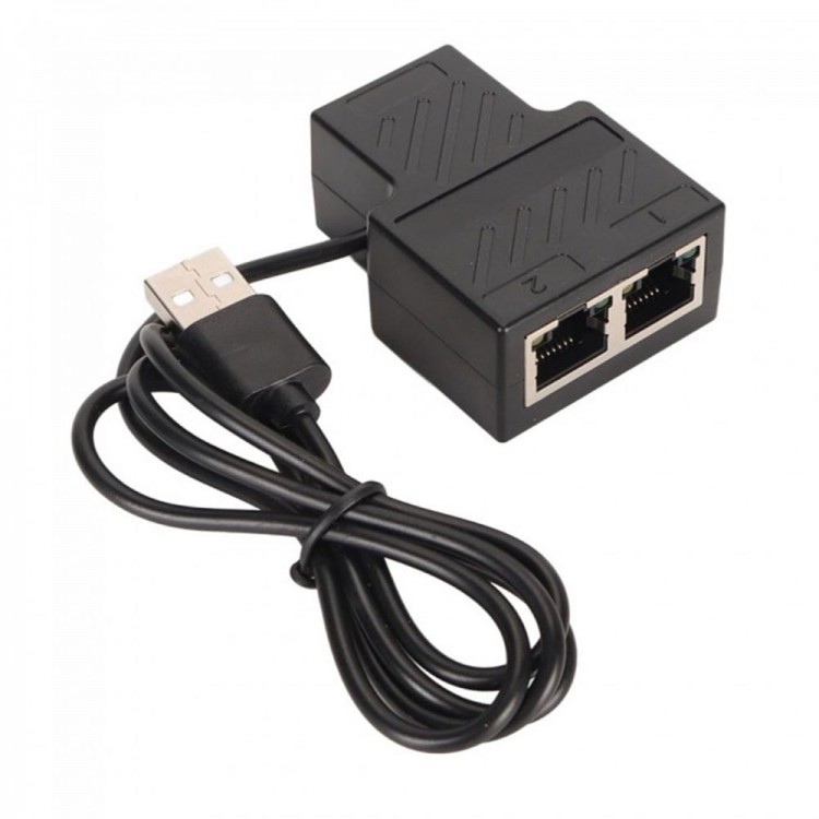 2 port internet çoğaltıcı 2 port rj45 splitter