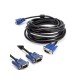 20 metre vga kablo 20 metre 15 pin erkek erkek kablo