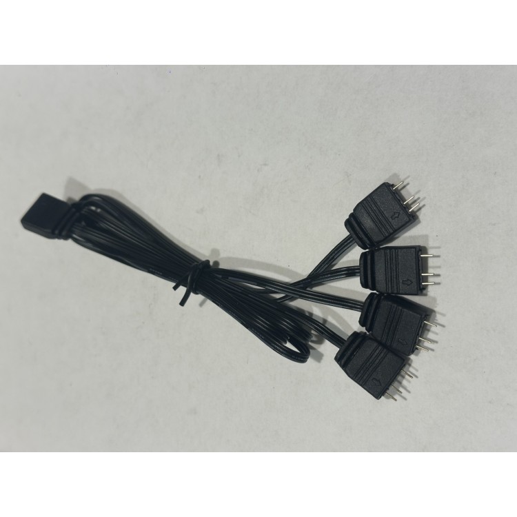 3 pin rgb fan çoğaltıcı 3 pin 4 port argb fan çoğaltıcı kablo