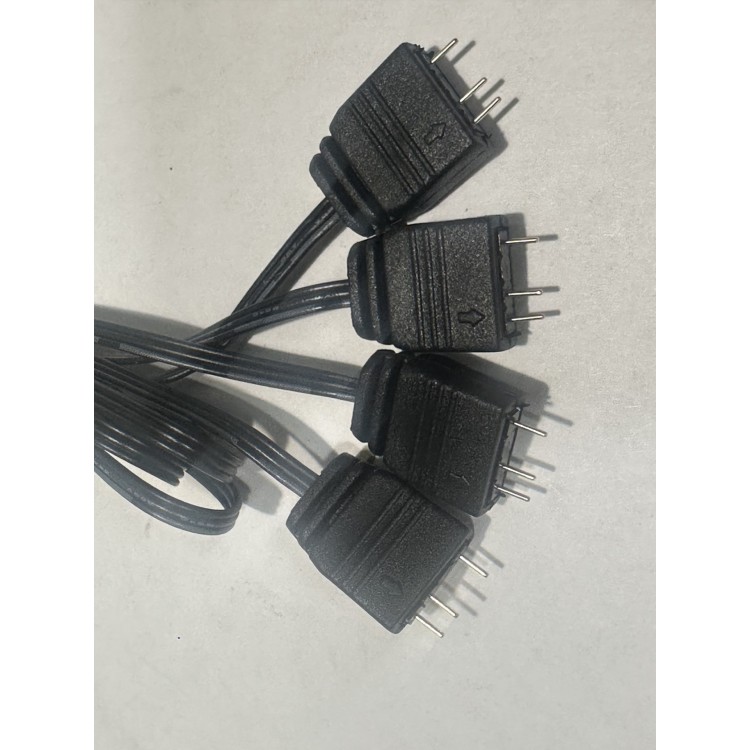 3 pin rgb fan çoğaltıcı 3 pin 4 port argb fan çoğaltıcı kablo