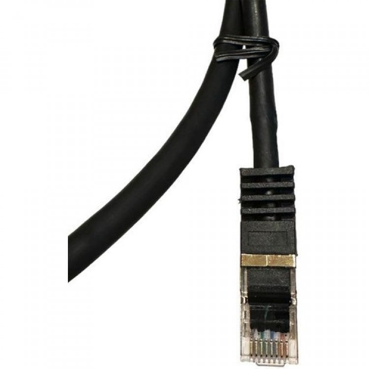 30 cm cat7 kablo 0.3 metre siyah cat7 kablo