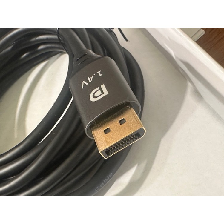 5 metre 8k displayport kablo 5 metre 1.4v displayport kablo