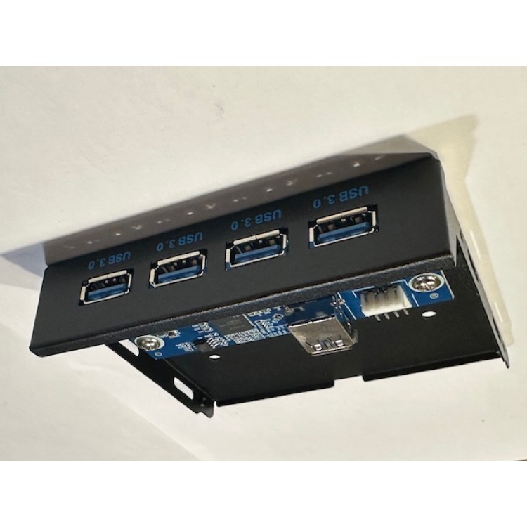 4 port usb 3.0 panel 3.5'' kasa için 4 port usb 3.0 ön panel
