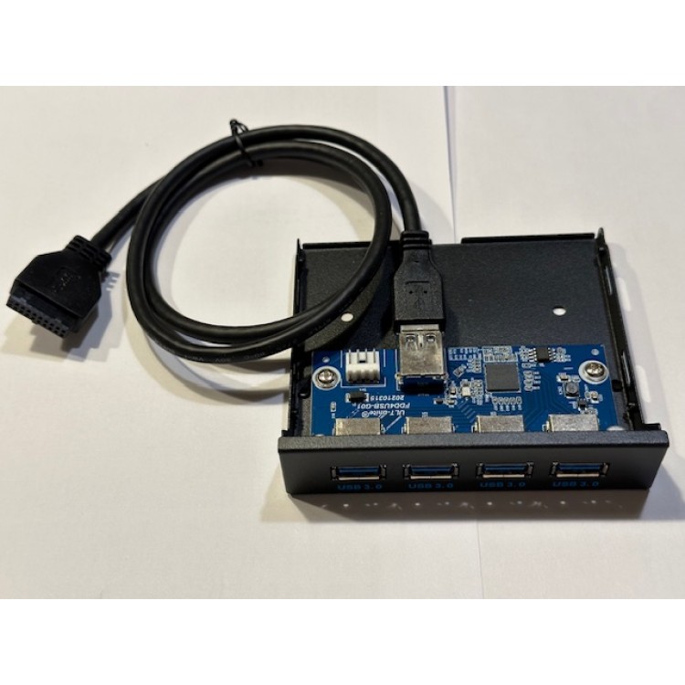 4 port usb 3.0 panel 3.5'' kasa için 4 port usb 3.0 ön panel