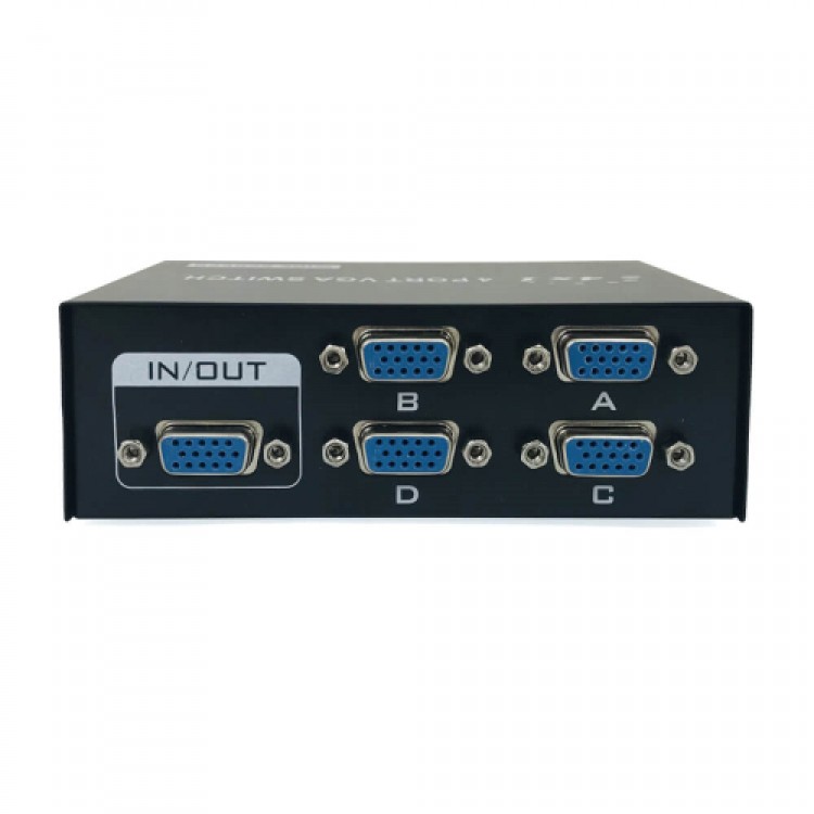 4 port vga switch 4 port vga seçici seçmeli vga switch kayıt cihazı kasa vga switch