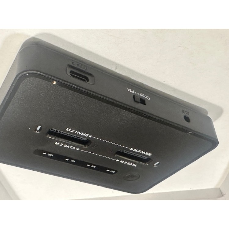 Dual m.2 ssd docking station ssd kopyalama nvme docking ngff docking