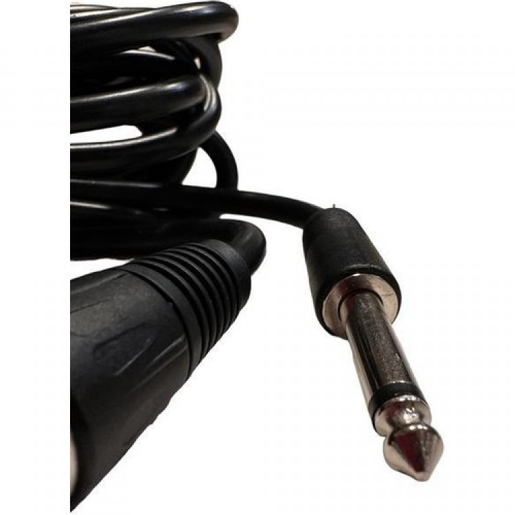 5 metre mikrofon kablosu 6.3 mm mono xlr kablo 5 metre el mikrofonu amfi kablosu