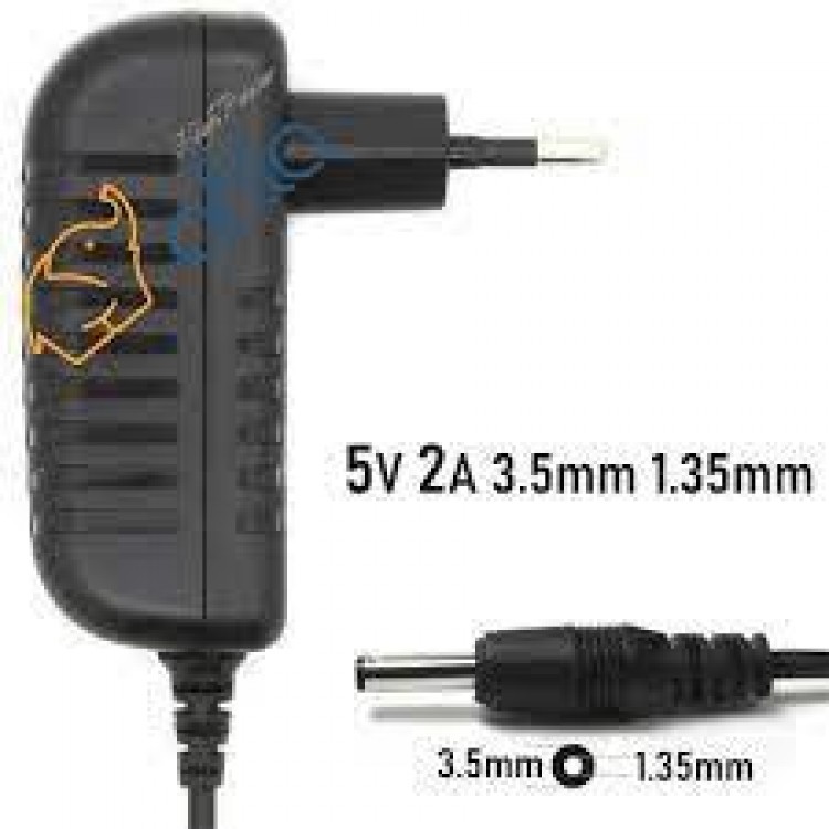 5 volt 2 amper 3.5 mm 1.35 mm adaptör 5 volt kalın nokia girişli adaptör 5 volt ses bombası adaptörü