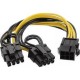6 pin power çoğaltıcı kablo 6 pin 2x6 pin power çoklayıcı 6 pin 8 pin ekran kartı power çoğaltıcı
