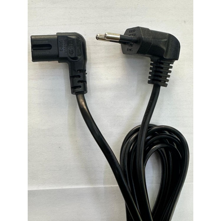 90 derece televizyon power kablo 2.5 metre L teyp power kablo