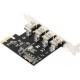 Pci express 4 port usb çoğaltıcı pci exp 4 port usb 3.0 çoğaltıcı