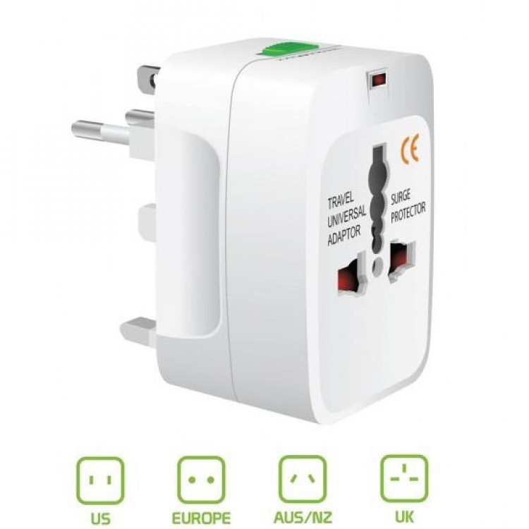 Üniversal çevirici çoklu priz seyahat için avrupa uyumlu çevirici fiş