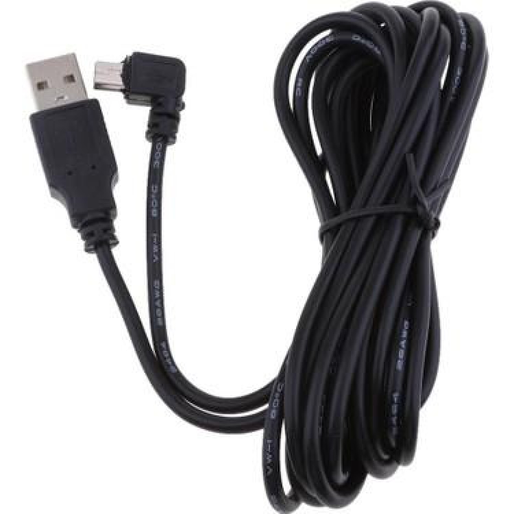 Araç kamera şarj aleti 5 pin navigasyon şarz aleti 3 metre mini usb araç kamera şarj aleti 90 derece 5 pin araş şarj aleti