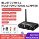 Bluetooth 5.1 toslink coaxial aux usb analog çevirici