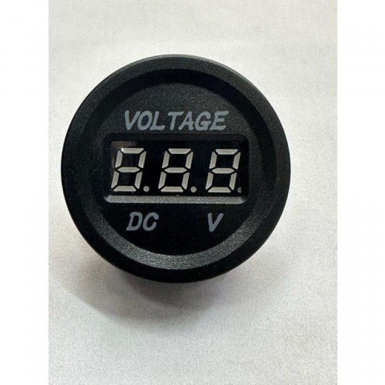 Dijital led ekran voltaj göstergesi kırmızı montaj tipi volt göstergesi