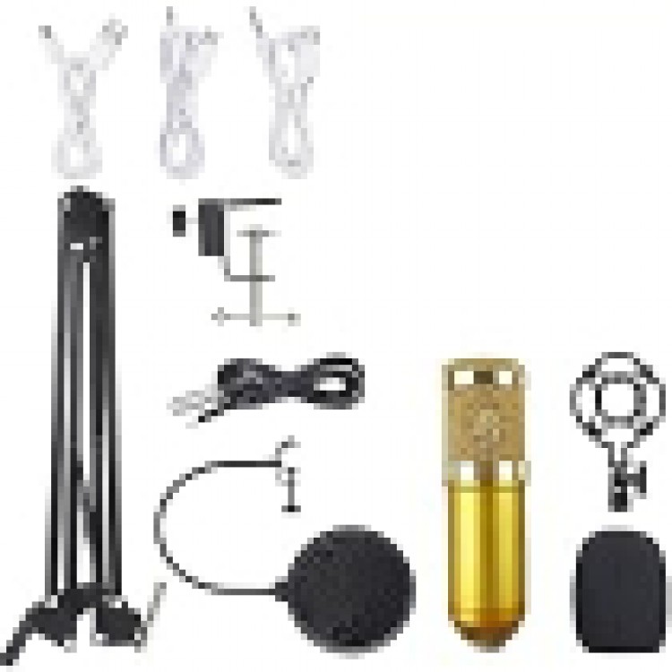 Canlı yayın seti condenser microphone canlı yayın ses kartı