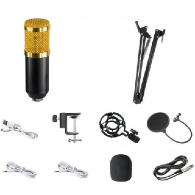 Canlı yayın seti condenser microphone canlı yayın ses kartı