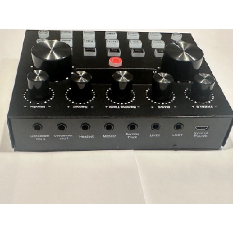 Canlı yayın seti condenser microphone canlı yayın ses kartı