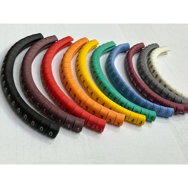 Cat5 kablo numaratör cat5 kablo etiketi cat5 kablo işaretleyici 2.5 mm