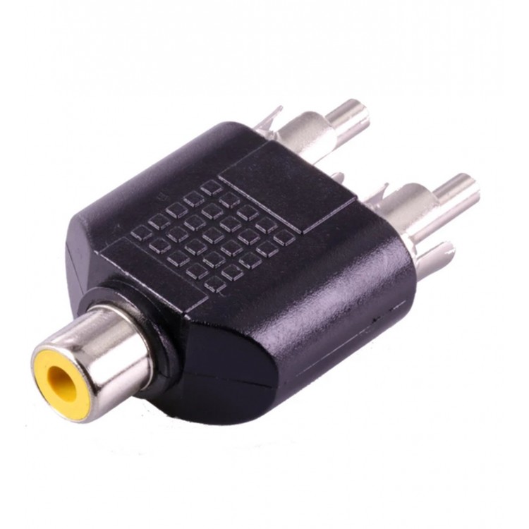 Dişi rca 2 erkek rca 2 erkek rca dişi rca çevirici