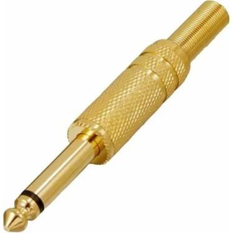 Gold gitar jack gold 6.3 mm jack gold mono 6.3 mm jack