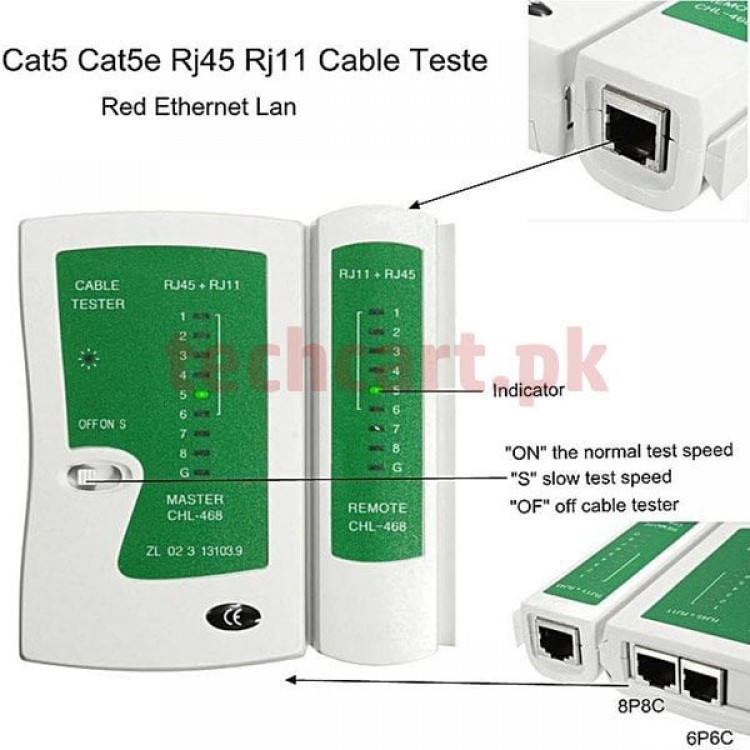 internet kablo test cihazı cat6 cat5 kablo test cihazı rj11 test cihazı