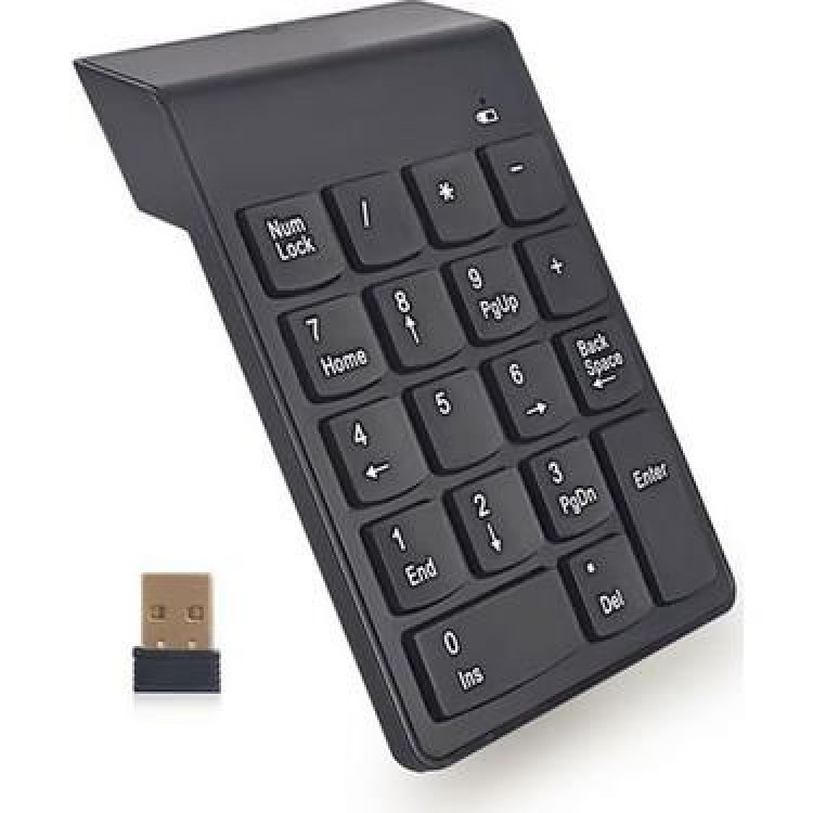 Kablosuz numaratör usb kablosuz keypad
