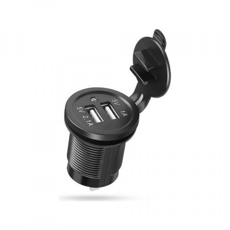 Karavan için usb şarj 2 li montaj tipi tekne için montaj tipi şarj soketi 2 li usb şarj soketi vidalı vidalı 2 li usb şarj kp-166