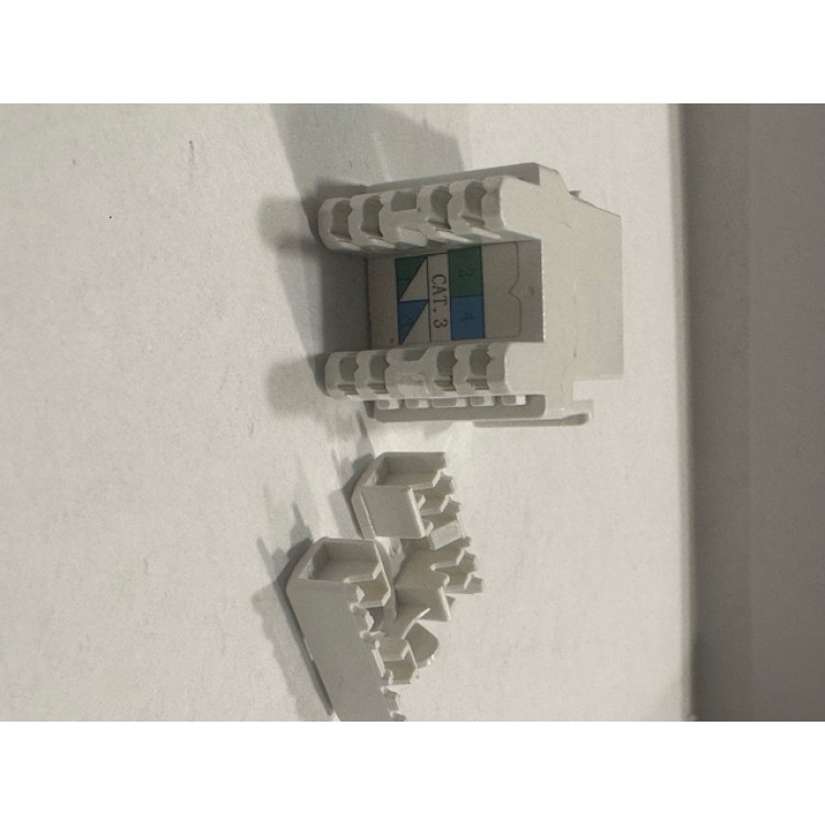 RJ11 keystone jack cat3 priz jack telefon duvar priz jack