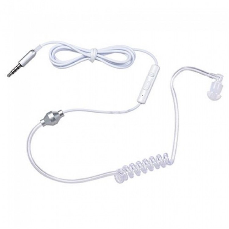 mikrofonlu Koruma kulaklığı güvenlik kulaklığı tekli spral kulaklık şeffaf koruma kulaklığı