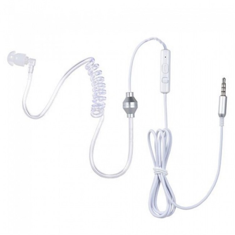 mikrofonlu Koruma kulaklığı güvenlik kulaklığı tekli spral kulaklık şeffaf koruma kulaklığı