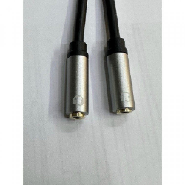 Kulaklık mikrofon çoğaltıcı splitter 4 boğum mikrofon kulaklık çoğaltıcı 2 x 3.5 mm splitter