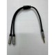 Kulaklık mikrofon çoğaltıcı splitter 4 boğum mikrofon kulaklık çoğaltıcı 2 x 3.5 mm splitter