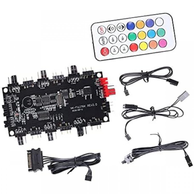 fan kontrol 8 port kumandalı argb fan kontrol kiti