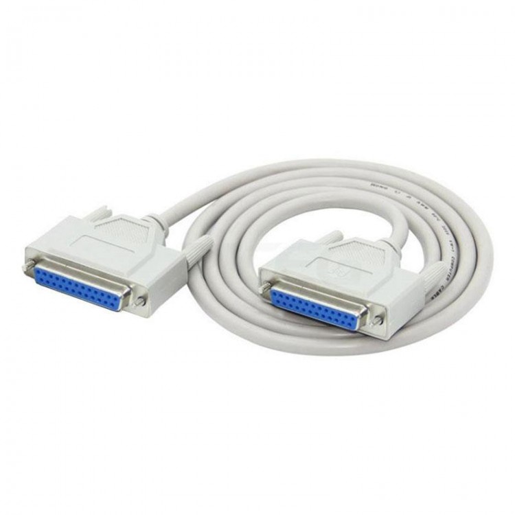 Paralel Lpt 25 pin dişi dişi yazıcı uzatma kablosu 2m