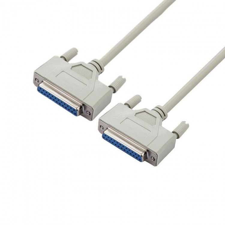 Paralel Lpt 25 pin dişi dişi yazıcı uzatma kablosu 2m