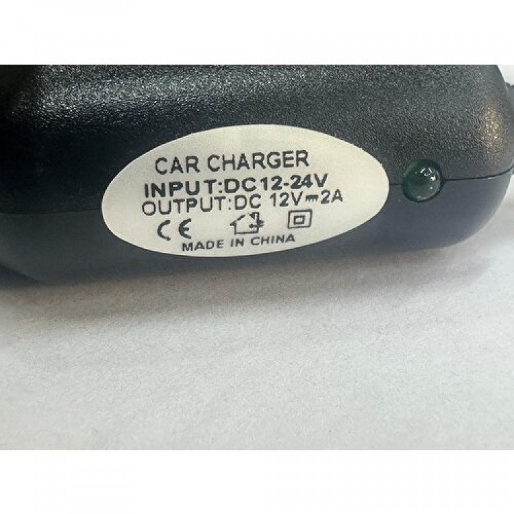 Motorola tablet araç şarj cihazı 12 volt 2 amper 2.0 mm 0.6 mm araç şarj cihazı