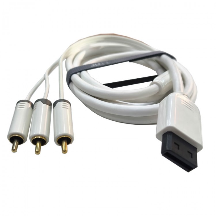 Nintendo wii uyumlu rca av ses ve görüntü kablosu