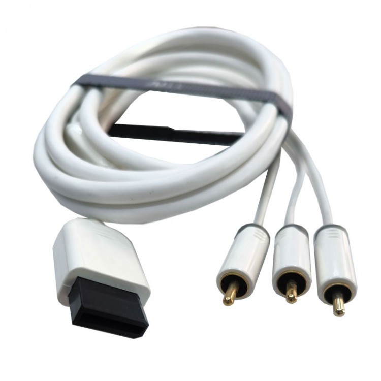 Nintendo wii uyumlu rca av ses ve görüntü kablosu