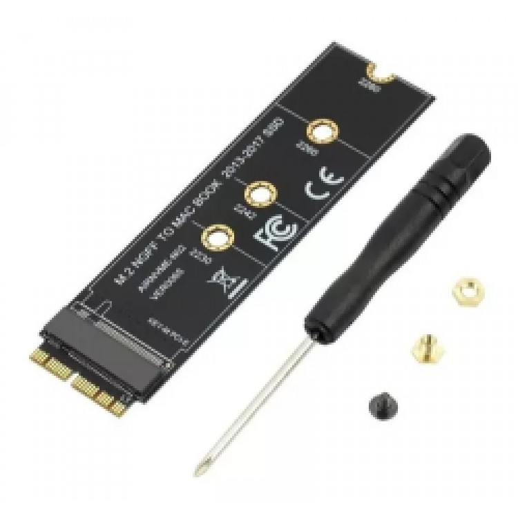 Nvme ssd 2013 macbook ssd çevirici nvme ssd 12+16 pin çevirici